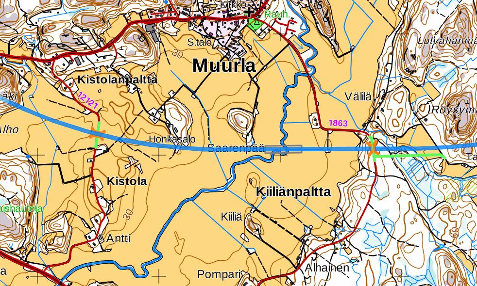 Suunnittelun haasteelliset kohteet Salossa 2/5 Muurlanjokilaakso Maakunnallisesti arvokas maisema-alue Läheinen asutus Muinaisjäännökset