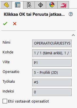 Mastercam 2019 for SOLIDWORKS uudet piirteet Uudet yleispiirteet Nestauksen uudet piirteet Seuraavaksi luetellaan työstöratojen nestaukseen tehtyjä uudistuksia.