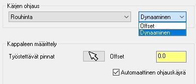 Mastercam 2019 for SOLIDWORKS uudet piirteet Jyrsinnän uudet piirteet Moniakseliratojen uudet piirteet Seuraavaksi luetellaan moniakseliratojen uudistuksia.