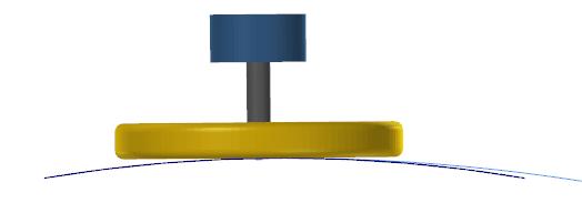 Mastercam 2019 for SOLIDWORKS uudet piirteet Jyrsinnän uudet piirteet Moniakselinen siirtyminen Kun luodaan tai muokataan Turva-aluetta, voidaan nyt muuttaa turvallisen siirtymäliikkeen suuntaa