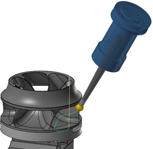 Mastercam 2019 for SOLIDWORKS uudet piirteet Jyrsinnän uudet piirteet Uusi jäysteen poiston rata Moniakselityöstöön on lisätty uusi työstöratatyyppi.