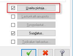 Mastercam 2019 for SOLIDWORKS uudet piirteet Lathe uudet piirteet Nämä uudet valinnat