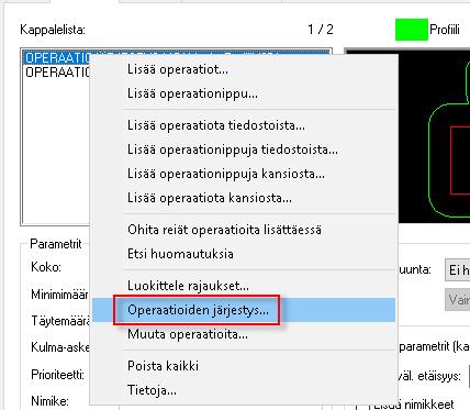 Mastercam 2019 uudet piirteet Uudet yleispiirteet Yksityiskohtaisempia ohjeita.ini-tiedostojen avaamiseen ja tallentamiseen saat lukemalla Mastercam Ohjeen About Toolpath Nesting.