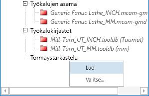 Mastercam 2019 uudet piirteet Mill-Turn uudet piirteet Parannettu työkalun lataaminen Työkalun lataamisen algoritmia on parannettu Mastercam 2019 versiossa.