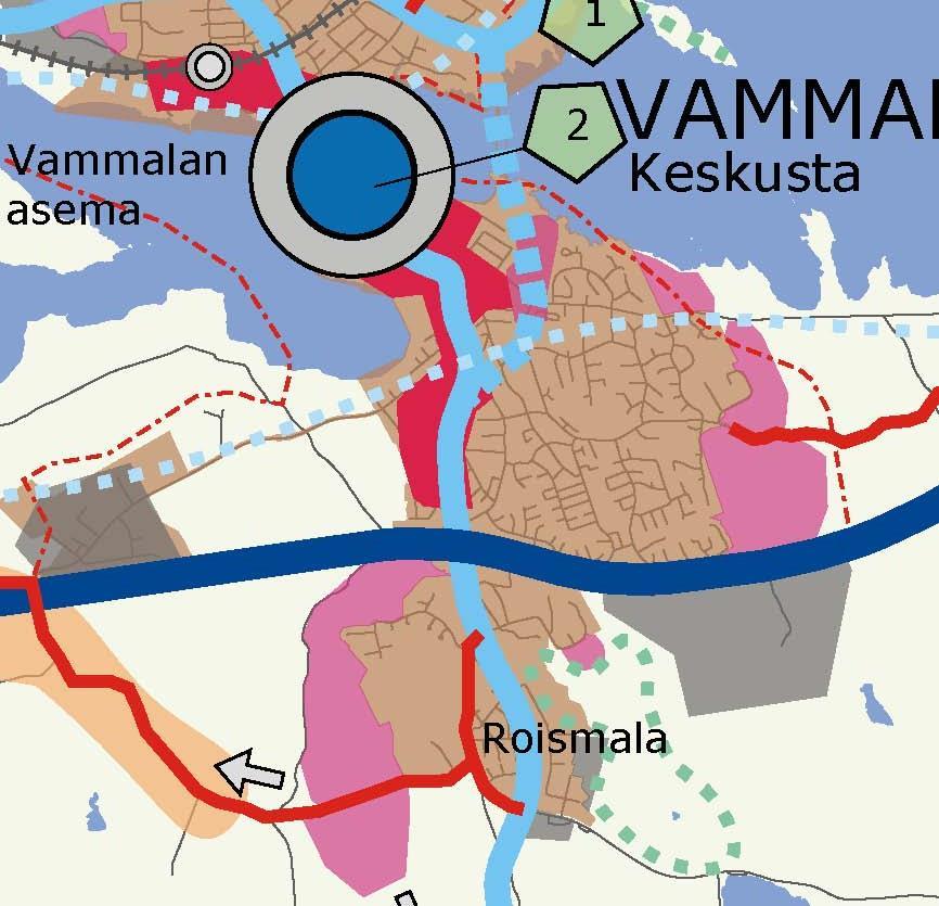 SUUNNITTELUKOHDE Kuva kaupunkirakennesuunnitelmasta Yleiskaava