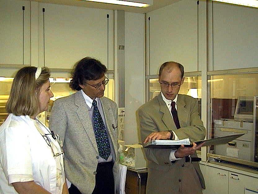 Auditointia laboratoriossa
