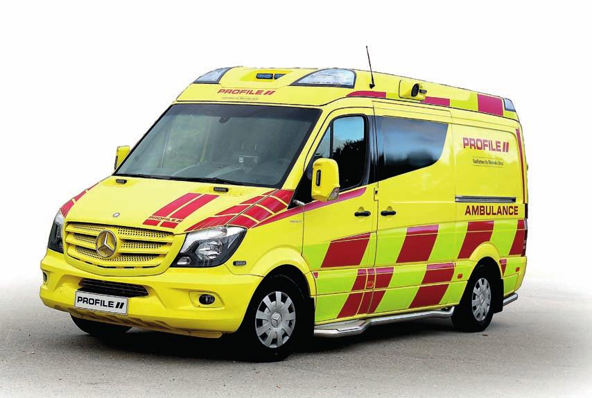 mahn onetotösia. 9 n myyty Profile-ambulanssi nios -ambulanssiin on tehty uudistuksia.