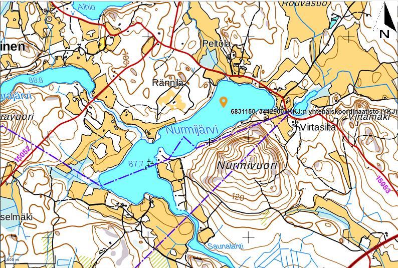 11 Peräjärven valuma-alue on suurimmaksi osaksi metsämaata ja suota, pohjoispuolella lisäksi peltoa.