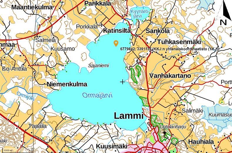 12 Tutkittava näyte on otettu Nurmijärven syvänteestä vesisyvyydestä 20m (Kuva 6.).