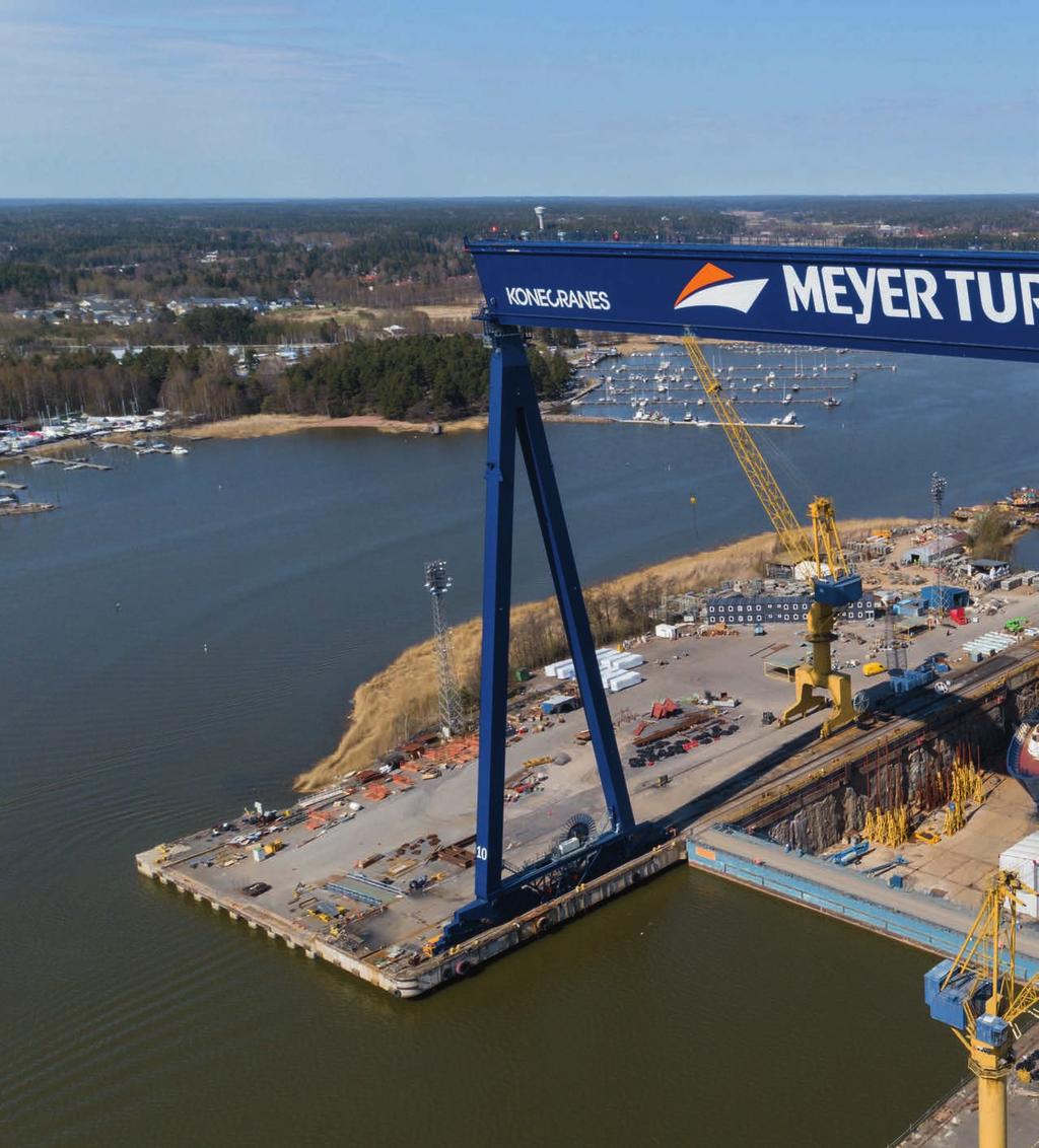 Meyer Turku jatkaa investointien tiellä. Varatoimitusjohtaja Tapani Pulli kertoo, että telakan tämän hetken julkinen investointiohjelma on noin 200 miljoonaa euroa.