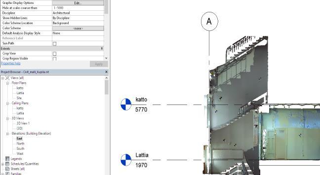 Case Revit step 3 Määritellään