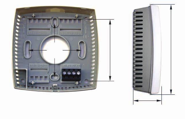 STRA-24 huonesäädin jäähdytyspalkkeihin - Tekninen esite, asennus- ja käyttöönotto-ohje 7 TEKNISET TIEDOT Käyttöjännite Sisäinen kulutus 18-3 V AC, 5-6 Hz 2.