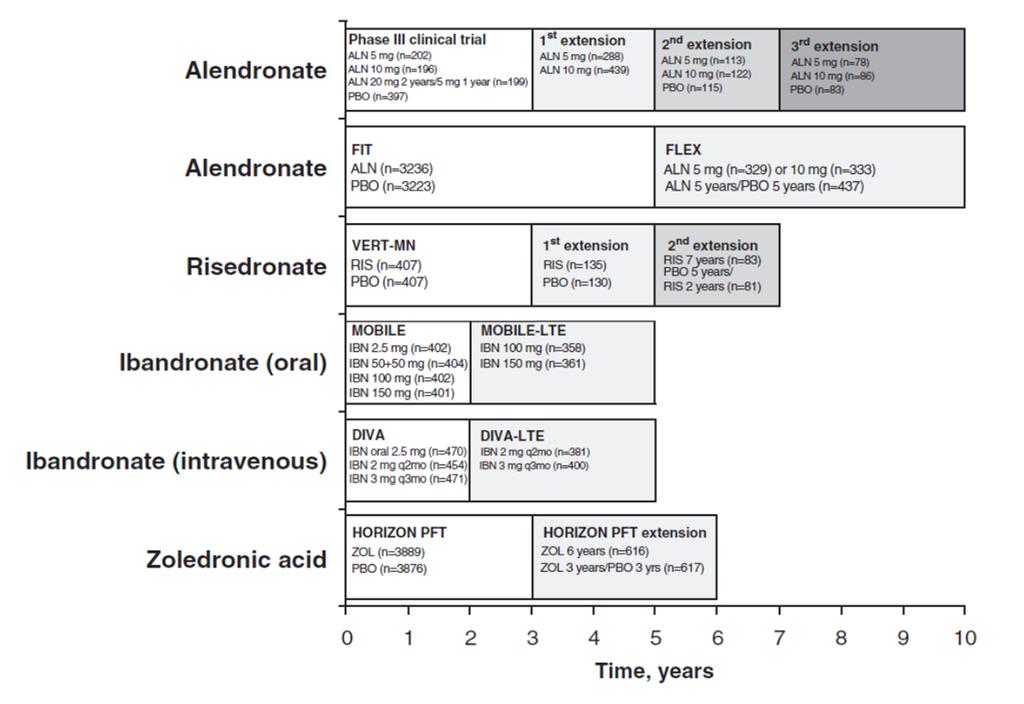 Eriksen E ym. Bone 2014:58;126-135 Papapoulos S ym. Osteoporosis International 2015 Dec;26(12):2773-83 Reginster JY. Osteoporos Int.