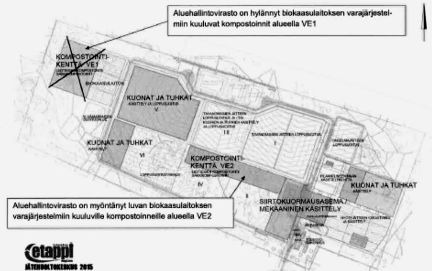 Ympäristölupapäätös 22.3.2004 Biojätteen sekä puhdistamo- ja teollisuuslietteiden käsittelystä on Länsi-Suomen ympäristökeskus antanut ympäristölupapäätöksen 22.3.2004 (Dnro LSU-2003-Y-489).