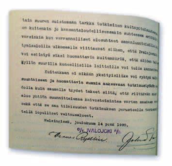 Ivalojoki Oy:n kaivospiirianomuksen yhteenveto vuodelta 1925 liittyy nimenomaan Ivalojoen kultaalueen alaosaan. Osa näistä vanhoista geologisista käsityksistä on myöhemmin osoitettu vääriksi.