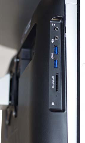 USB-liitännät on sijoitettu laitteen taakse, pitkälle sivulle tai ohjaus- ja näyttöyksikön yläpuolelle.