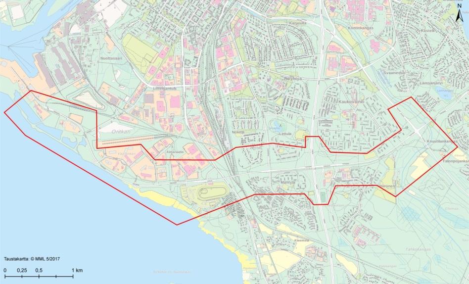 2 Lähtökohtien kuvaus 2.1 Vertailuasetelma Hankearvioinnin vertailuvaihtoehdossa (0-vaihtoehto) hanketta ei toteuteta ja väyläverkko vastaa ominaisuuksiltaan nykytilannetta.