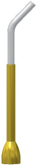 D3 Suihkejäädytyskärjet Lasikärki, pituus 22 mm D1= Hoitoala Ø1-6 mm D2=