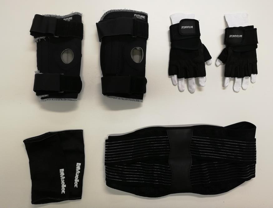 10-15 ) Puvun osat 1-6 voi hankkia esimerkiksi urheiluliikkeistä. On hyvä valita sellaiset tuet, joita pystyy säätämään. Näin ne mahtuvat monen kokoiselle testaajalle.
