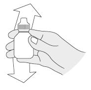 Annostus käytettäessä annosruiskua: Annosruisku sopii pullon suuhun. Ruiskussa on mitta-asteikko painokiloa kohti, joka vastaa annosta 0,05 mg meloksikaamia/painokilo.