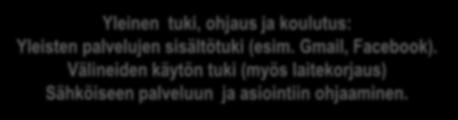 DIGITUEN MALLIN TUEN MUODOT MERKITTÄVÄ, MUTTA EI KUULU DIGITUEN MALLIIN HENKILÖKOHTAINEN ASIOINNIN NEUVONTA