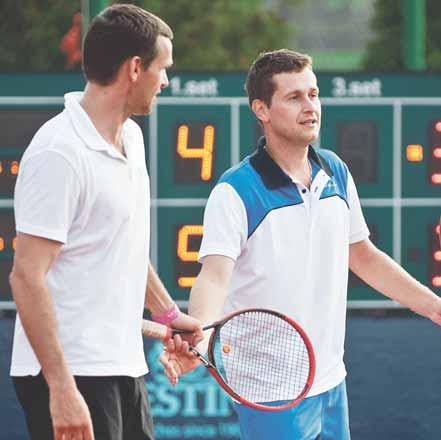 www.sport.sk TENIS 31 daviscupových reprezentantov Dodo, predstav si, že na druhej strane je Sampras.