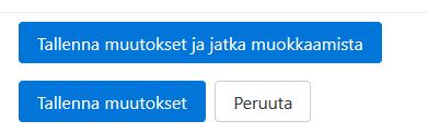 3 Esim. Yksivalinta. Kirjoita kysymyksen nimi ( ei näy tentissä). Kirjoita kysymysteksti, joka näkyy tentissä. Valitse monta vaihtoehtoa voi valita ja valinta Sekoita vaihtoehdot, jos käytät sitä.