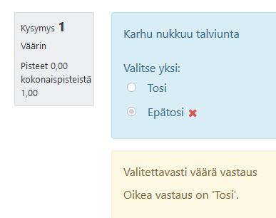 Esikatselu 6 Yhdistämistehtävä Pisteet 4, kun tehdään 4 valintavaihtoehtoa.