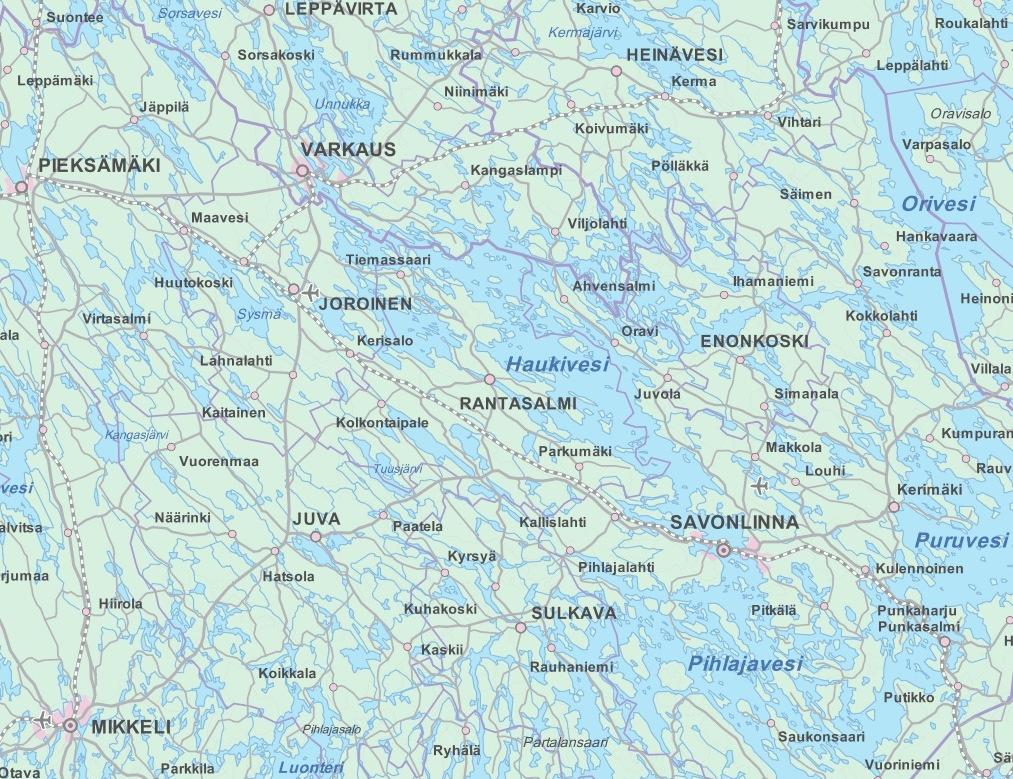 Keskustan osayleiskaava 1 1. Perustiedot Rantasalmen keskustan osayleiskaava laaditaan taajaman ja sen lähialueille.