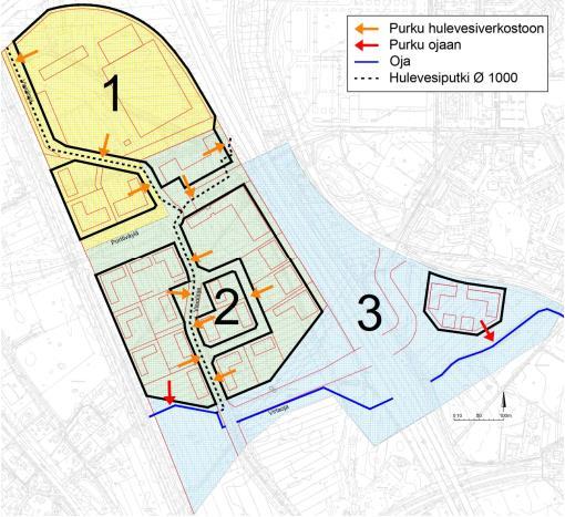 Mioiusseen rnkkuuen käyeiin selviyslueen in-ls j uvs rkenneus ymärisösä johuen kesojln 0 minuuin kerrn vuodess oisuv sde. Jolloin mioiusseen rnkkuudeksi siin 00 l/s*h.