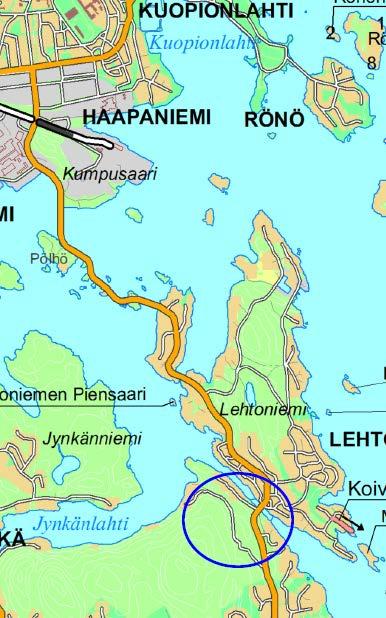 KEILANRINNE - Keilanrinteellä ovat vapaina kartassa