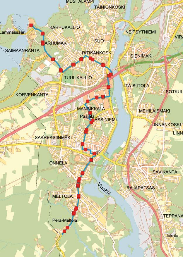 6 POIKKEUSAIKATAULUT Juhannusaattona 22.6.2018 ajetaan lauantaivuorot ja klo 13.