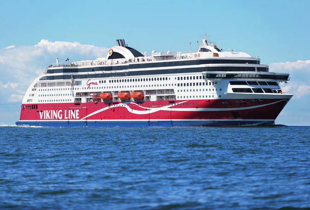 sivu 19 Viking Line vie voittoon! Itämeren iloisin laivasto kuljettaa joukkueet valkkuineen ja huoltojoukkoineen ikimuistoisille pelireissuille.