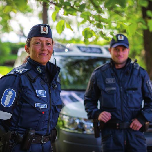 Tästä vahvuudesta poliisi haluaa pitää jatkossakin kiinni. 1.