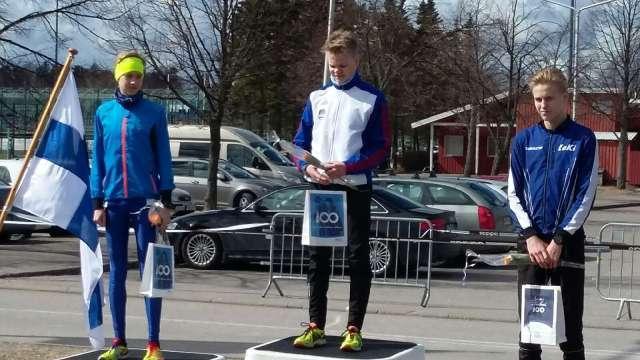 Arvokilpailut Santeri Kuusiniemi oli Suomen edustajana nuorten alle 19-vuotiaiden EMkilpailussa Grossetossa Italiassa.