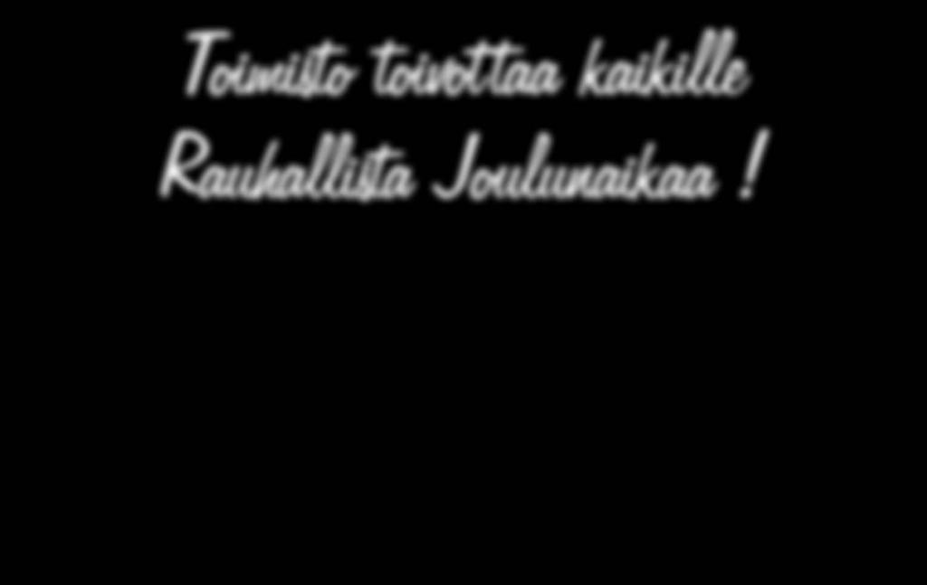 Toimisto toivottaa