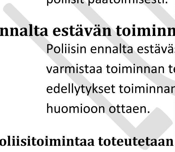 eteenpäin muihin palveluihin, ja näin vähentää sekä hallita häneen mahdollisesti liittyviä rikoksen tai väkivallan uhkia.