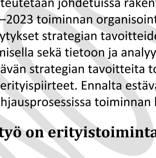 suunnitelmallisesti estää rikoksia, turvallisuutta heikentäviä häiriöitä ja muita ihmisten turvallisuuden ja turvallisuuden tunteeseen vaikuttavia ei-toivottuja tapahtumia.