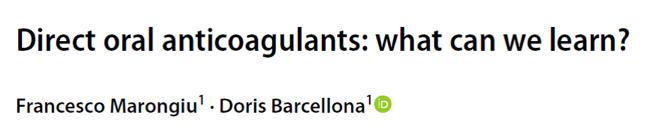 Some might argue that the poor performance of warfarin is attributed to a lack of management in specialized centres such as anticoagulation clinics, where the percentage of major bleeding is less