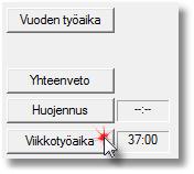 7 / 41 3.1.1. Työajan suunnittelun ja seurannan toiminnot Ikkunan ylälaidassa ovat toimintopainikkeet, joiden avulla tehdään työaikaa sekä seurataan työajan suunnittelua ja suunnitelmien toteutumista.