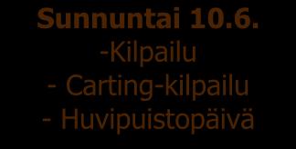 Tarkempi ohjelma julkaistaan kevään aikana - pysy kuulolla! Perjantai 8.6.