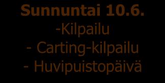 Tarkempi ohjelma julkaistaan kevään aikana - pysy kuulolla! Perjantai 8.6.