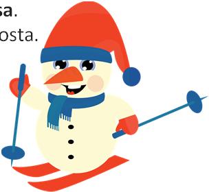 NETTIYHTEYS ALUEELLA Langaton WLAN-verkko on käytettävissä Vierumäen julkisissa tiloissa ja huoneissa. Verkko: Guest, ei vaadi salasanaa. Meillä hiihdetään! Latua on avoinna jo noin 3km.