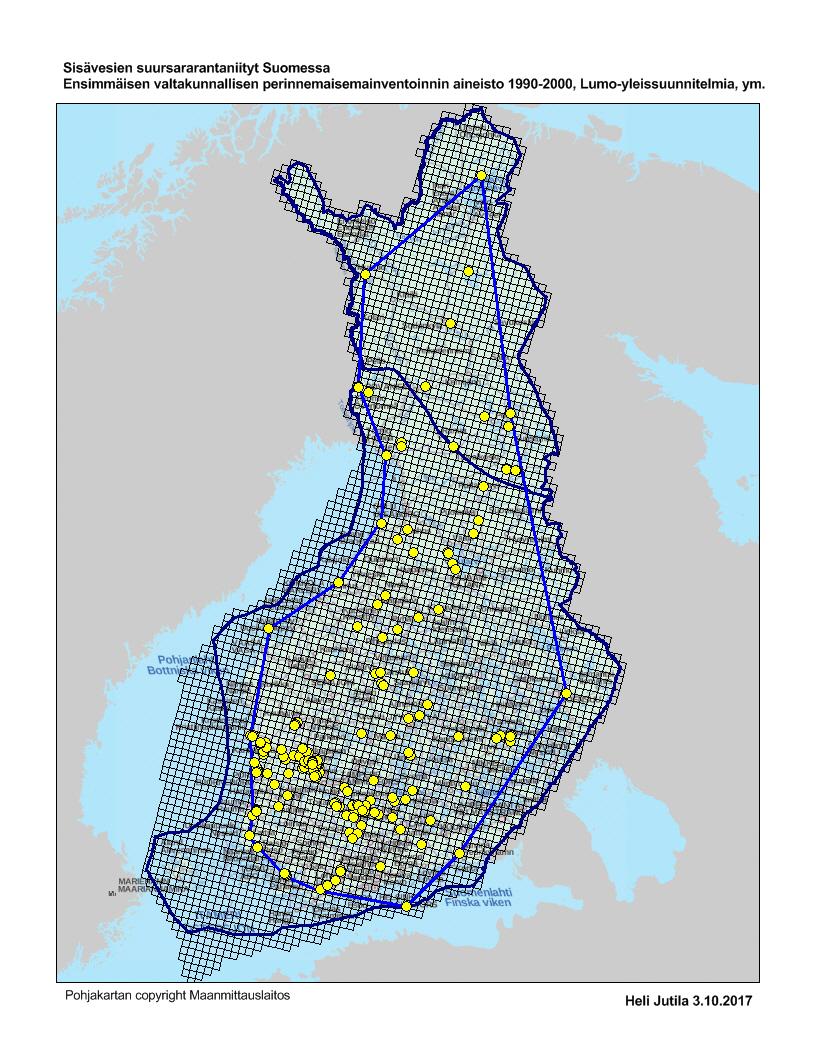 Sisävesien suursararantaniityt Sisävesien suursararantaniityt Vanha Kokonaisa luokka Kriteeri rvio 2008 Etelä-Suomi CR EN Pohjois-Suomi CR VU Koko Suomi CR EN Luokan muutoksen syy: