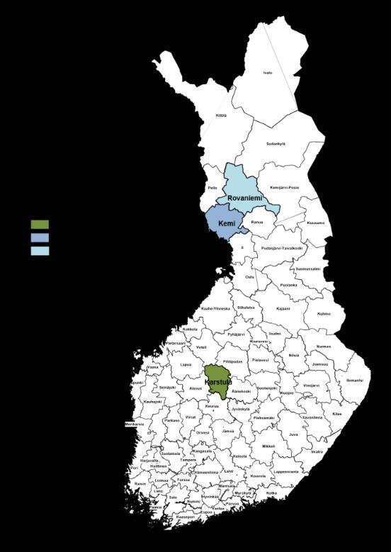 PEHKO-pilotti 2015-2025 Kemi-Tornion, Rovaniemen ja Karstulan hoitoalueen päällystetyillä teillä