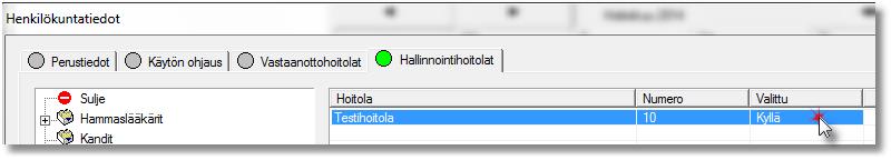 Kelan suorakorvaukset. Tällä oikeudella mahdollistetaan esimerkiksi se, että hoitaja voi hallinnoida oman hammaslääkärinsä Kelatapahtumia. Työparit asetetaan suorittajan profiilissa.