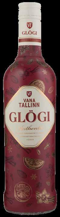 VANA TALLINN GLÖGI Viro 9,20, 944431 Sokeri 110 g/l, Alk. 12% Vana Tallinn Glögi on maukas koko talvikauteen sopiva kuuma juoma.