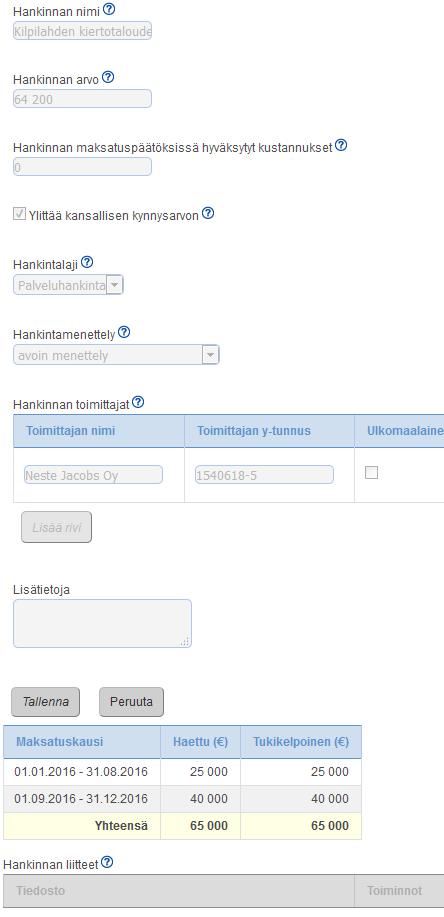 hankintojen