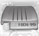 POLTTOAINELAITTEET, DIESEL Moottori HDi 70 Moottori 1.6 HDi Irrota suojakotelo, niin pääset käsiksi ilmauspumppuun.