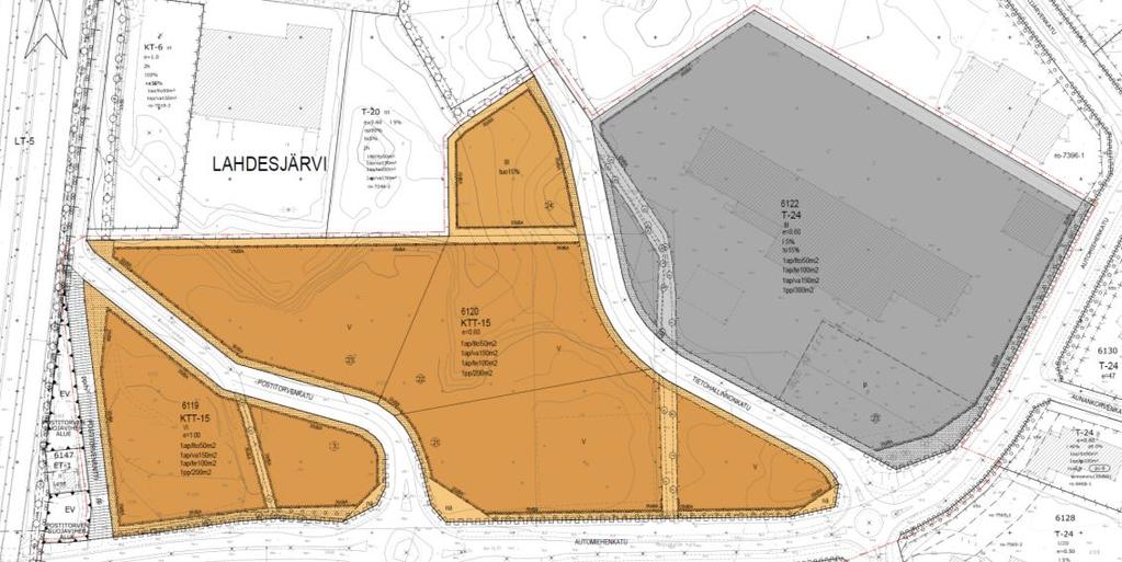 FCG SUUNNITTELU JA TEKNIIKKA OY Loppuraportti 13 (24) Lahdesjärven asemakaava-alueen vaikutusalueen laskennallinen liiketilatarve oli vuonna 2016 noin 339 000 k-m 2.